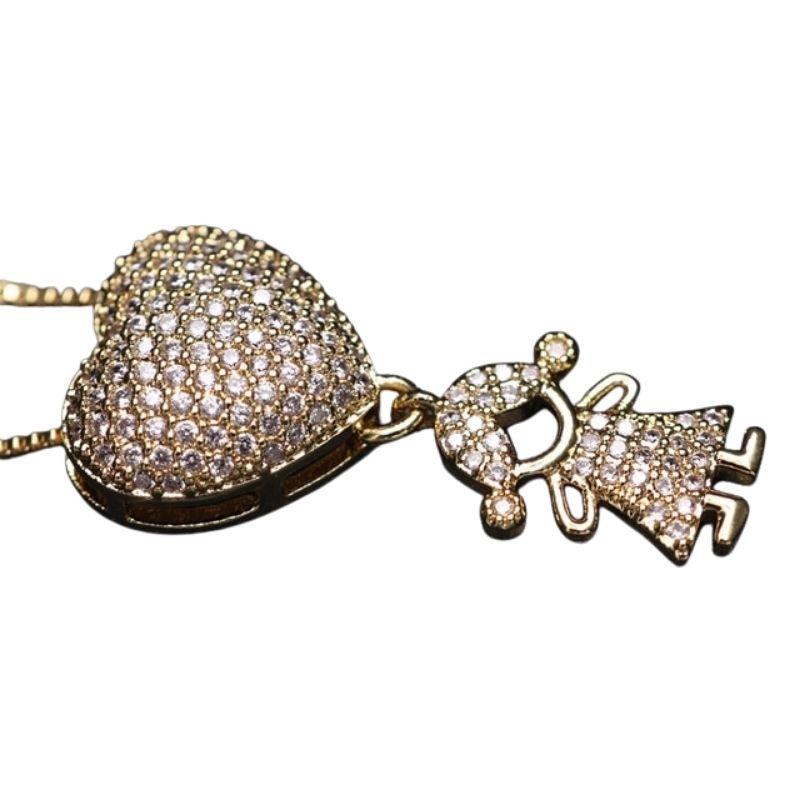 Vintage Heart Pendant Necklace