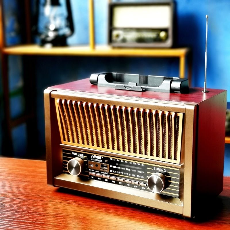 Radio Vintage Rétro Or