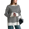 Pull Fin Noir Vintage Femme