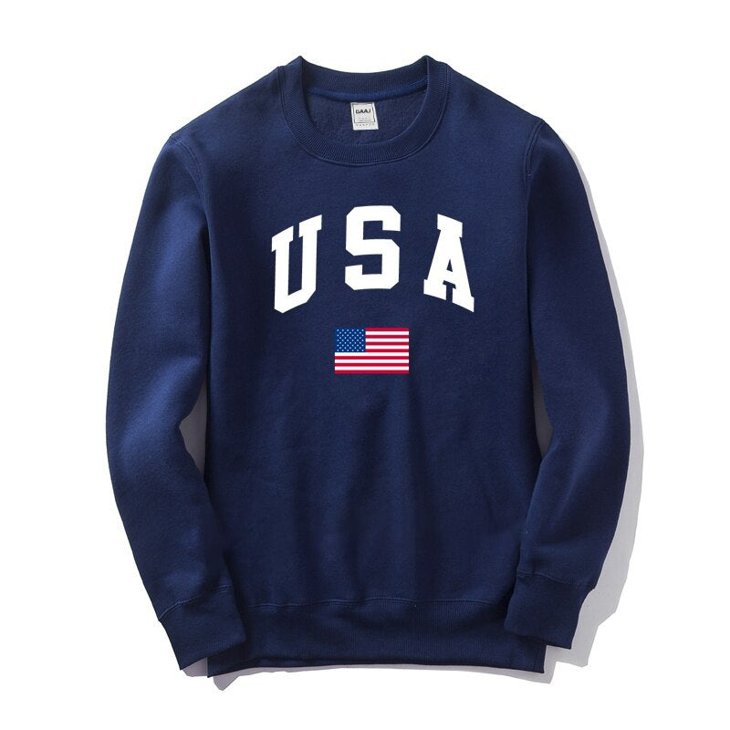 Pull Vintage Imprimé USA