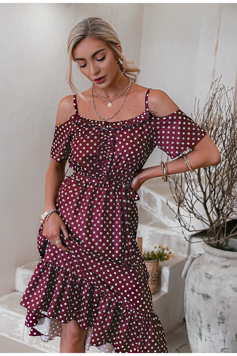 Vintage Bordeaux Dress
