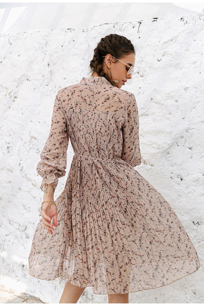 Robe de Cérémonie Vintage Fleurie
