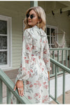 Robe Fleur Rose Vintage