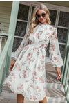 Robe Fleur Rose Vintage