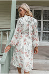 Robe Fleur Rose Vintage