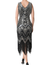Robe Gatsby Grande Taille Argent