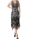 Robe Gatsby Grande Taille Argent