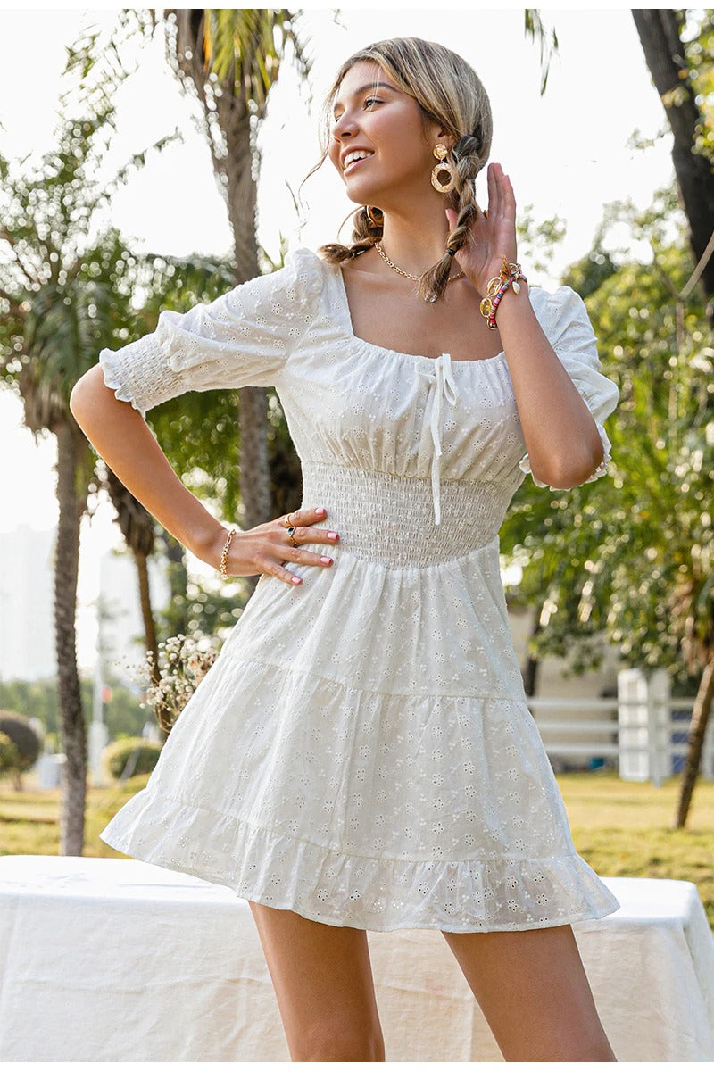 Robe Vintage Broderie Anglaise
