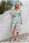 Robe Vintage Blanc et Vert