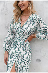 Robe Vintage Blanc et Vert