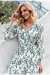 Robe Vintage Blanc et Vert