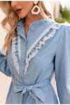 Robe Vintage Bleu Ciel