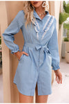 Robe Vintage Bleu Ciel