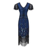 Robe Vintage Charleston Bleue