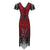 Robe Vintage Charleston Rouge