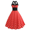 Robe Vintage Pin-Up Rouge Pois