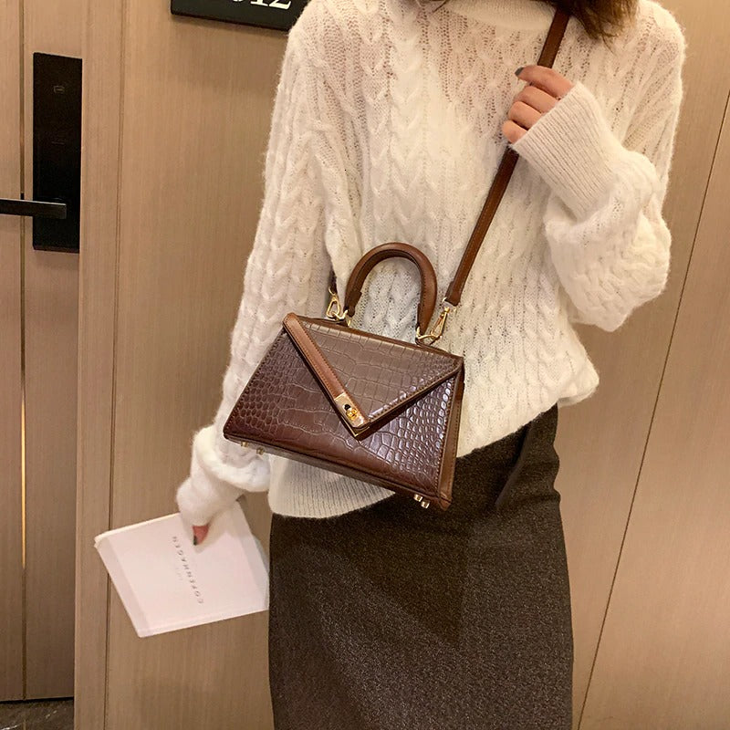 Sac à Main Croco Vintage