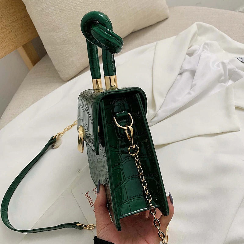 Sac à Main Vert Émeraude Vintage