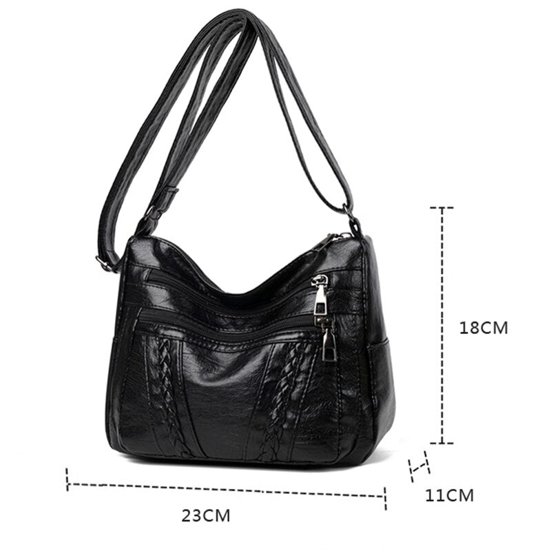 Sac Cuir Souple Vintage Femme