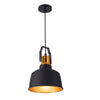 Suspension Rétro Vintage Lustre Plafonnier Lampe Luminaire Industriel Noir