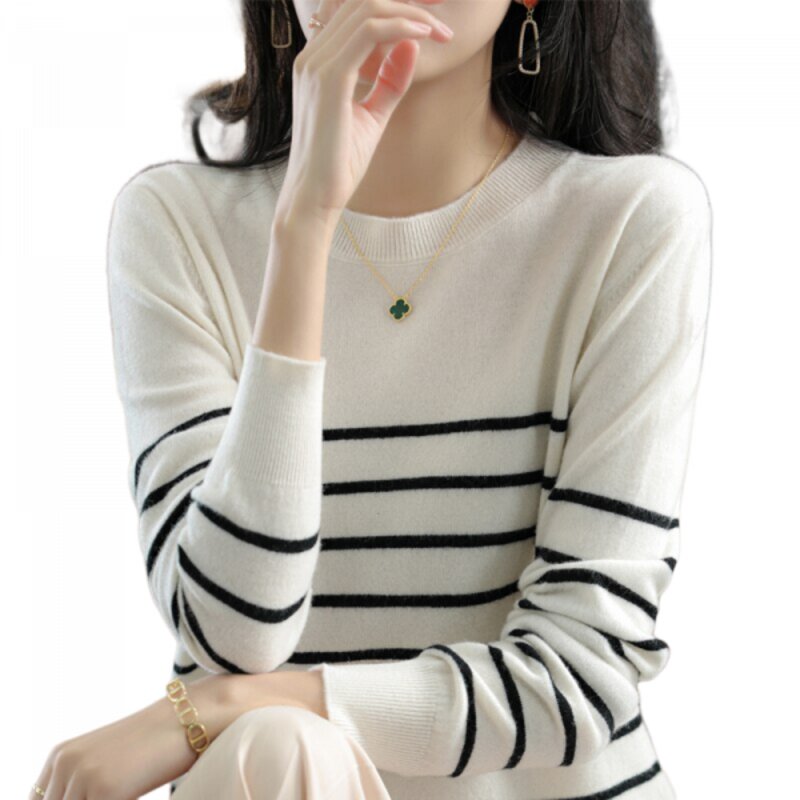 Sweat Rayé Vintage pour Femme