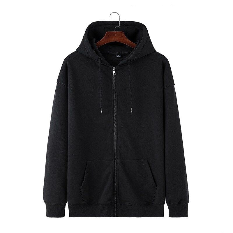 Sweat Zippé Capuche Vintage