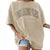T-Shirt Oversize Vintage Femme