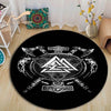 Tapis rond vintage Style Viking