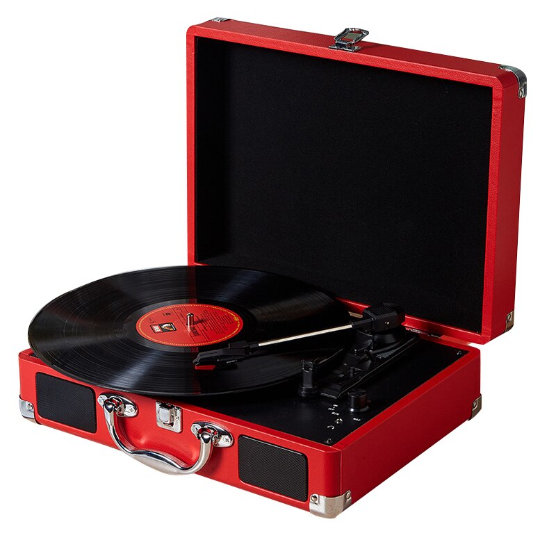 Tourne Disque Vintage à Haut-Parleur Intégré