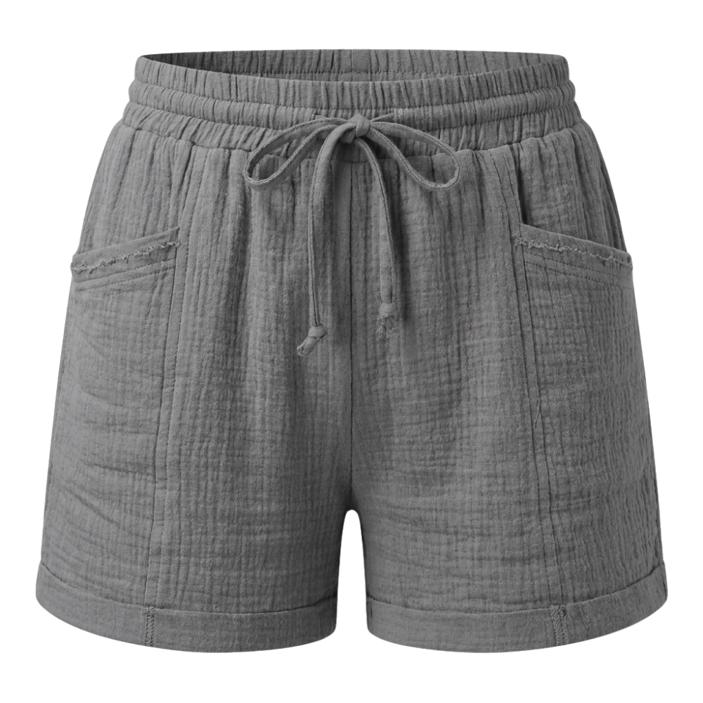 Old Money Chic Linen Shorts