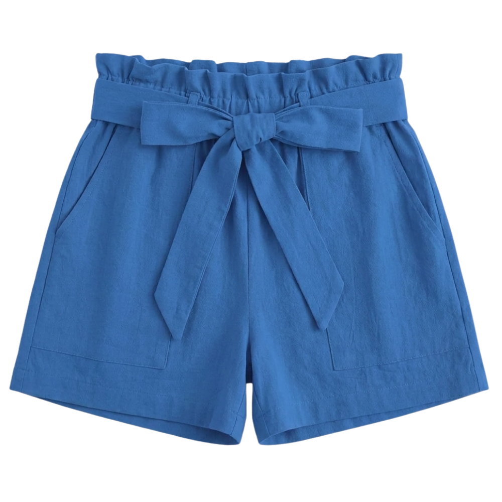 Discreet Luxury Linen Shorts