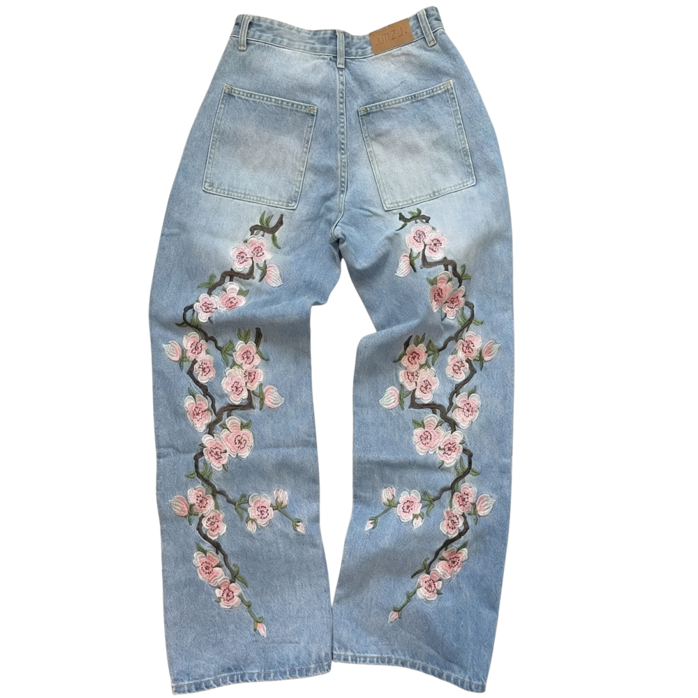 Jean Y2K Cherry Blossom