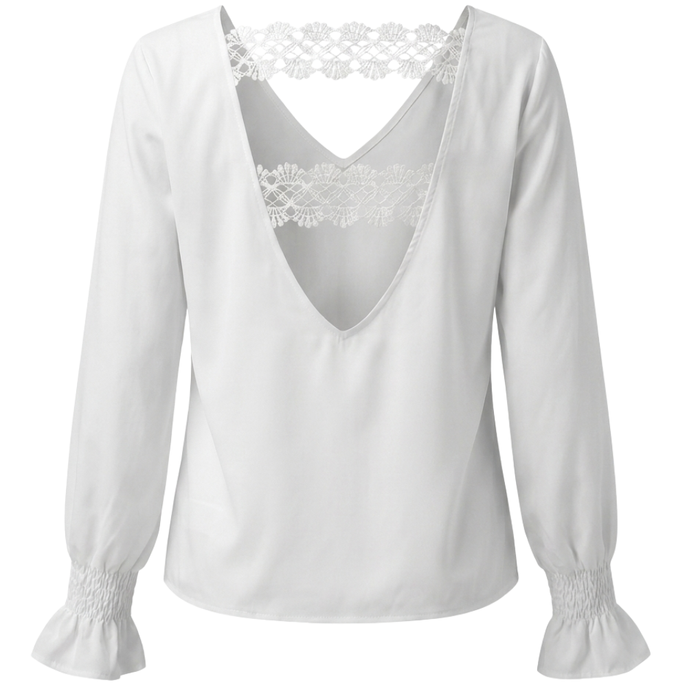 Blouse Blanche Vintage