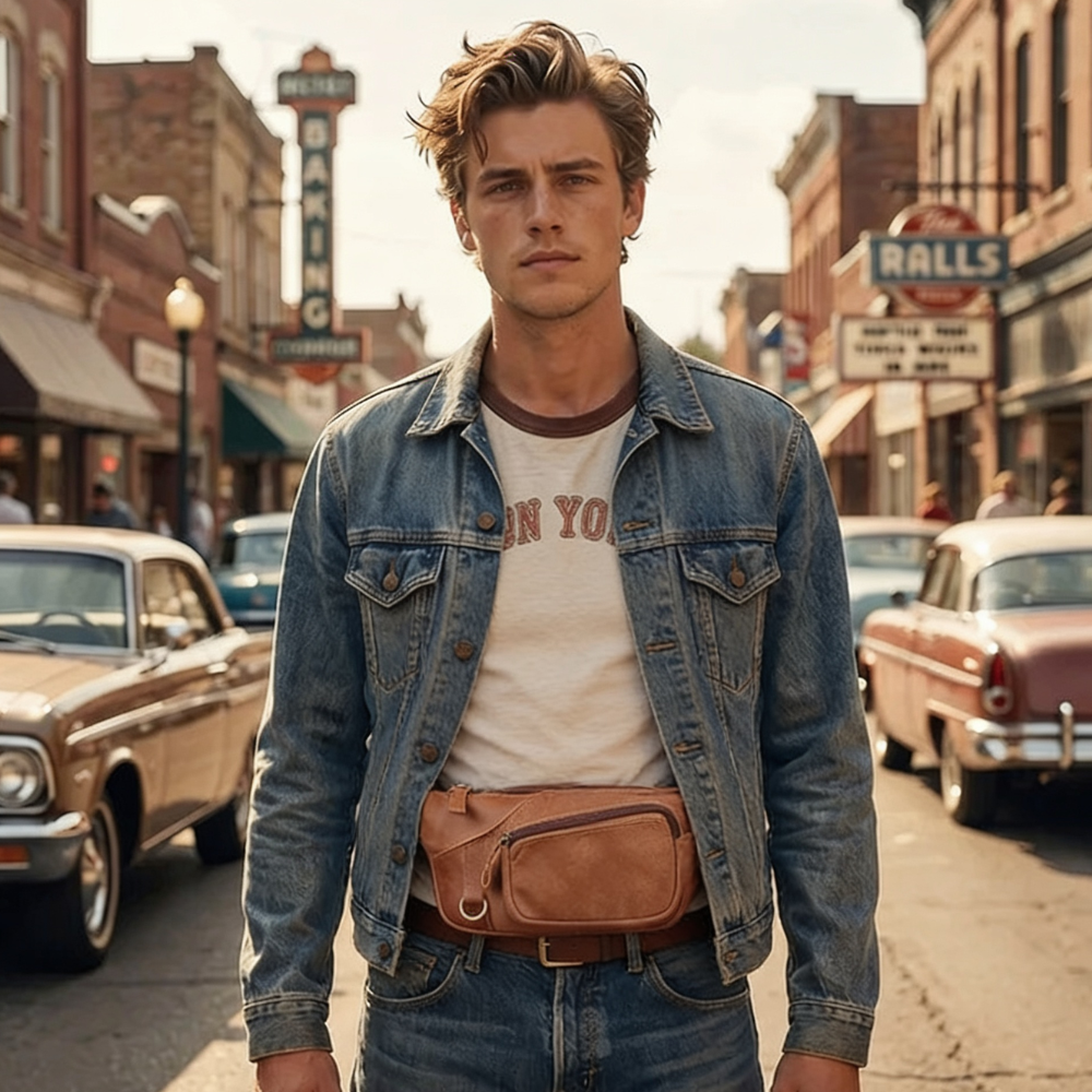 Vintage Unisex Fanny Pack