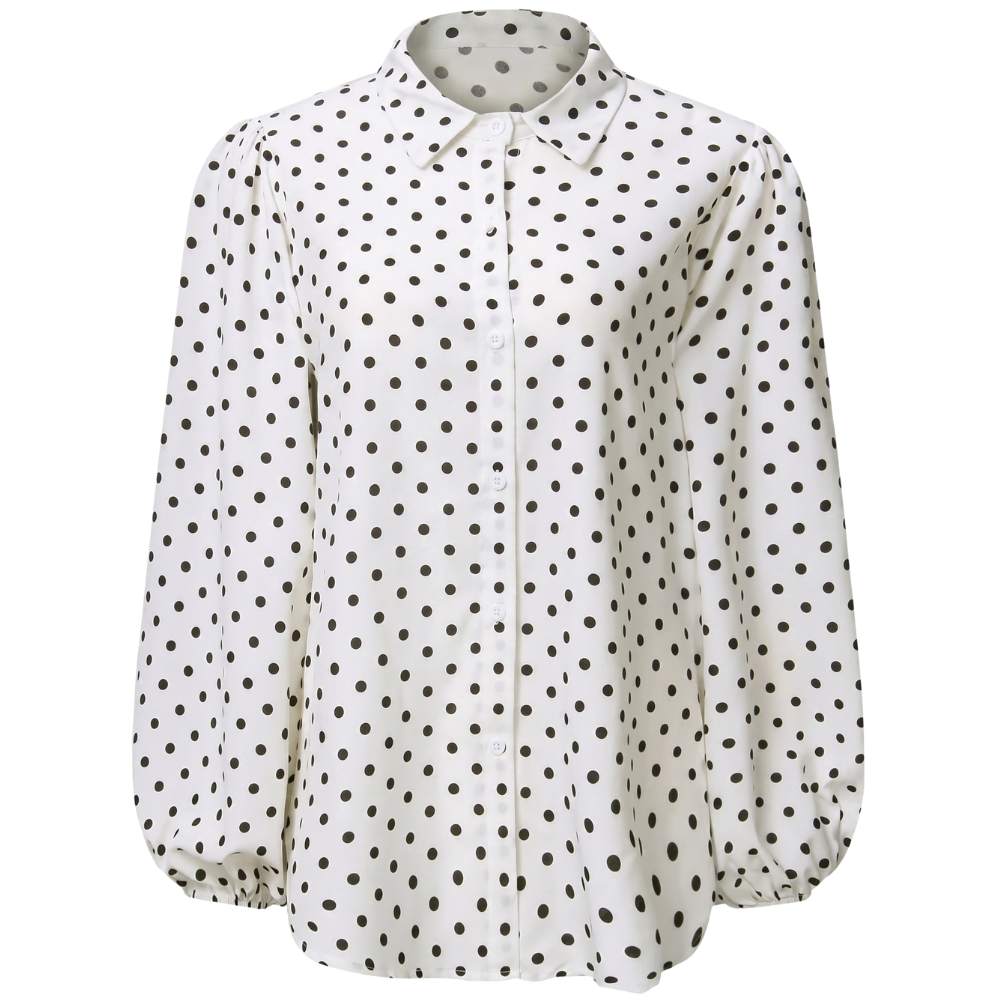 Chemise Vintage à Pois