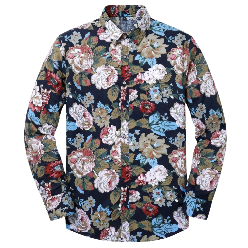 Chemise à Fleurs Homme Vintage