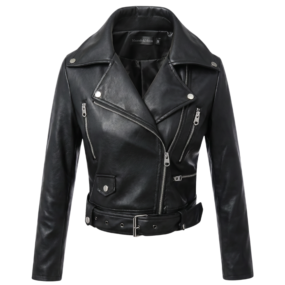 Veste Vintage en Cuir Femme