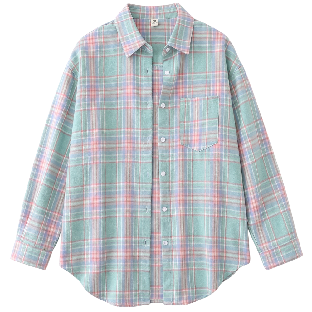 Chemise à Carreaux Décontractée