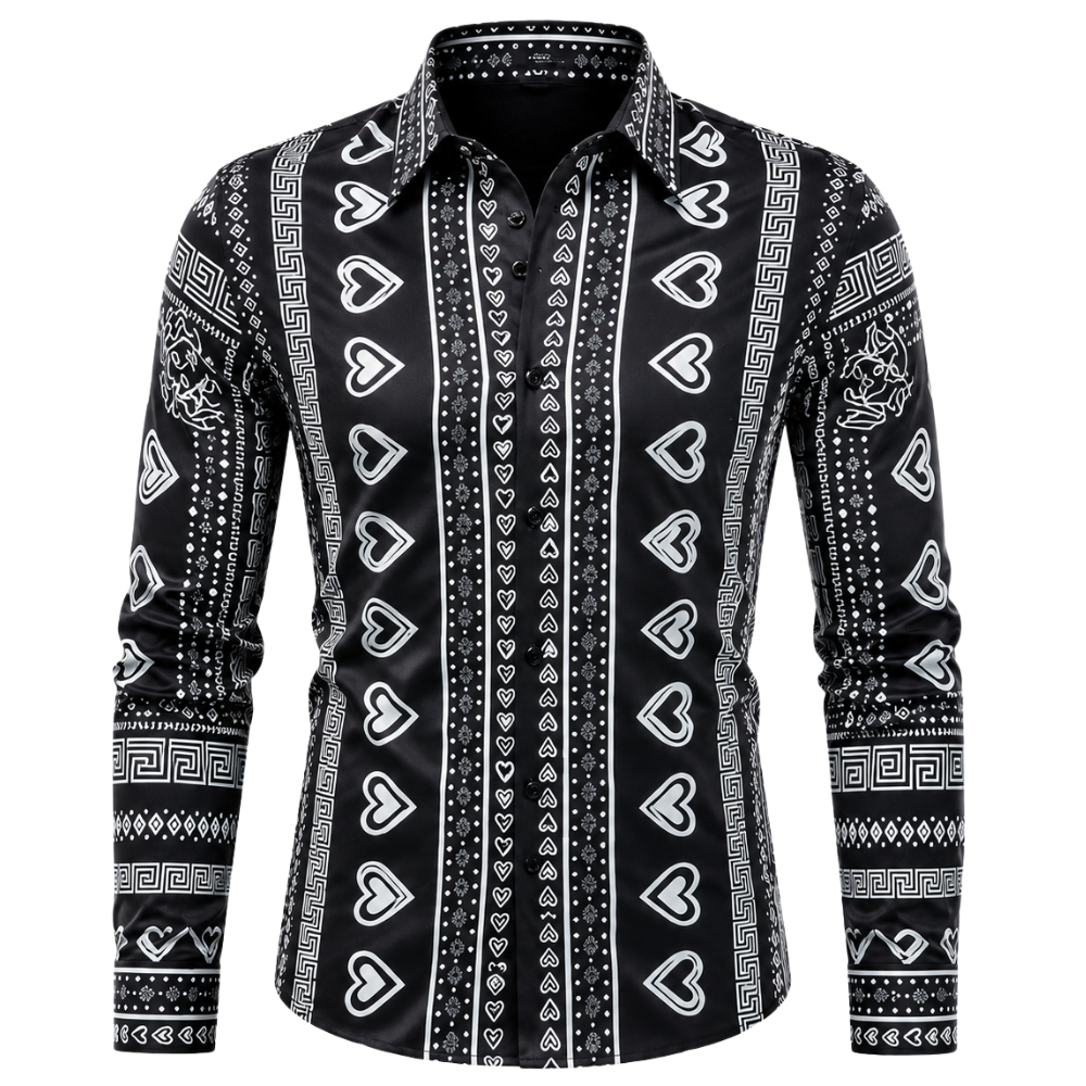 Chemise Homme Imprimé Vintage