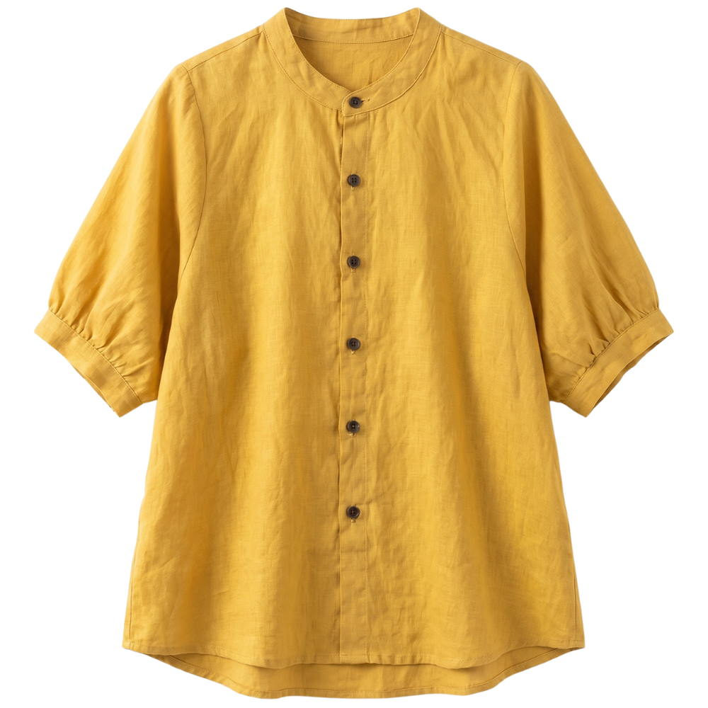 Chemise Vintage en Lin pour Femmes