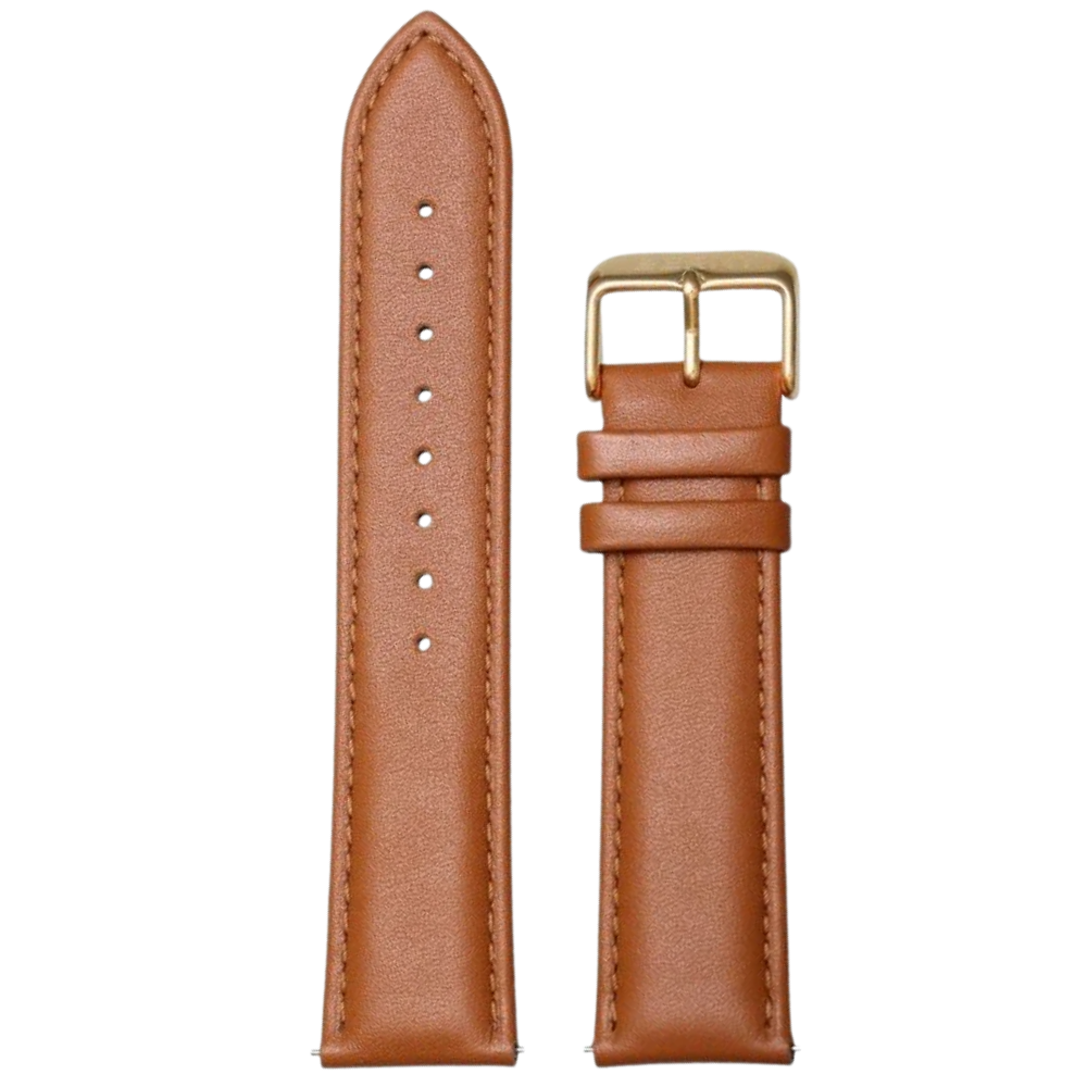 Bracelet Montre Cuir Vintage Marron