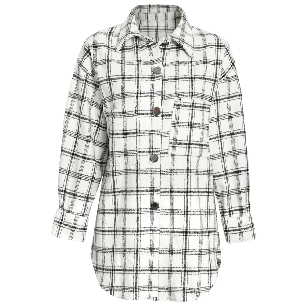 Chemise à Carreaux Vintage Femme
