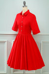 Robe Plissée Vintage des années 1950