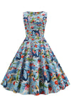 Vintage 1950s Floral Dress