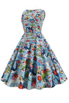 Vintage 1950s Floral Dress