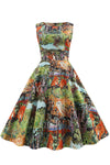 Robe Florale Vintage des années 1950