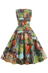 Robe Florale Vintage des années 1950