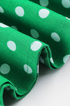 Vintage Style Green Polka Dot Dress