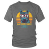 T-shirt Vintage Chat gris