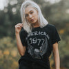 T-Shirt American Vintage avec short noir